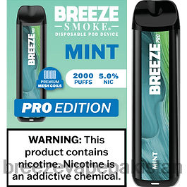 Breeze Vape Flavors Pro - Breeze Pro 2000 پف VVFPL20 ٹکسال
